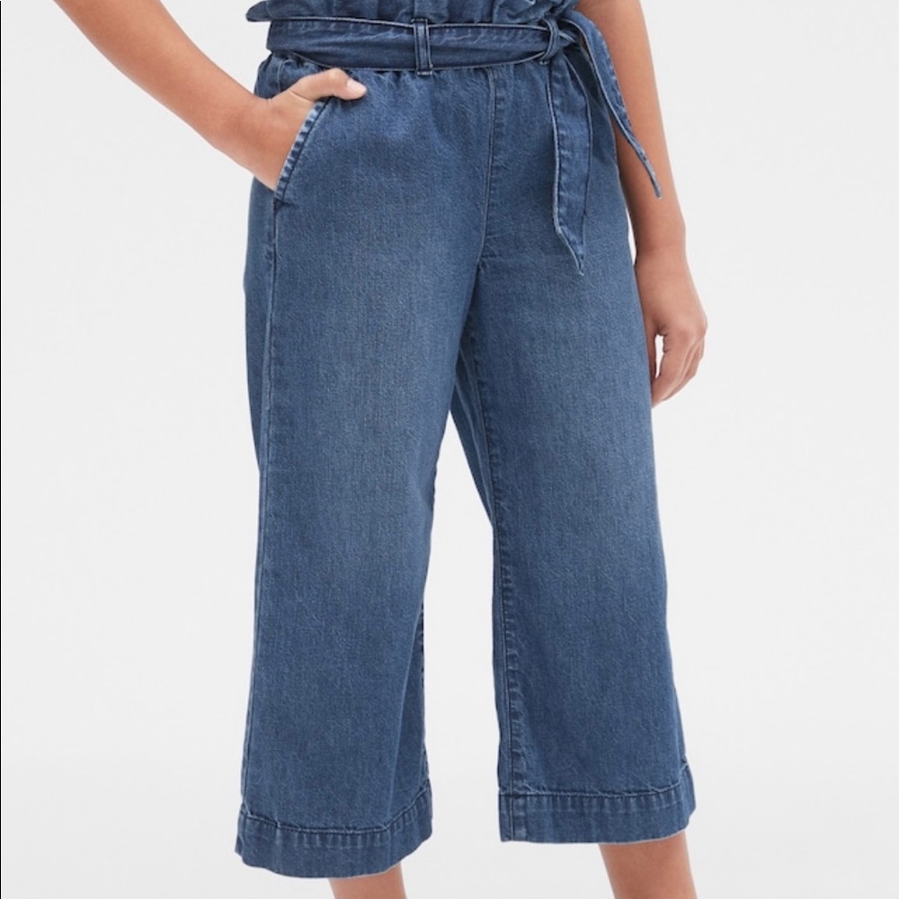 NWT Gap High Rise Wide-Leg Crop Jeans